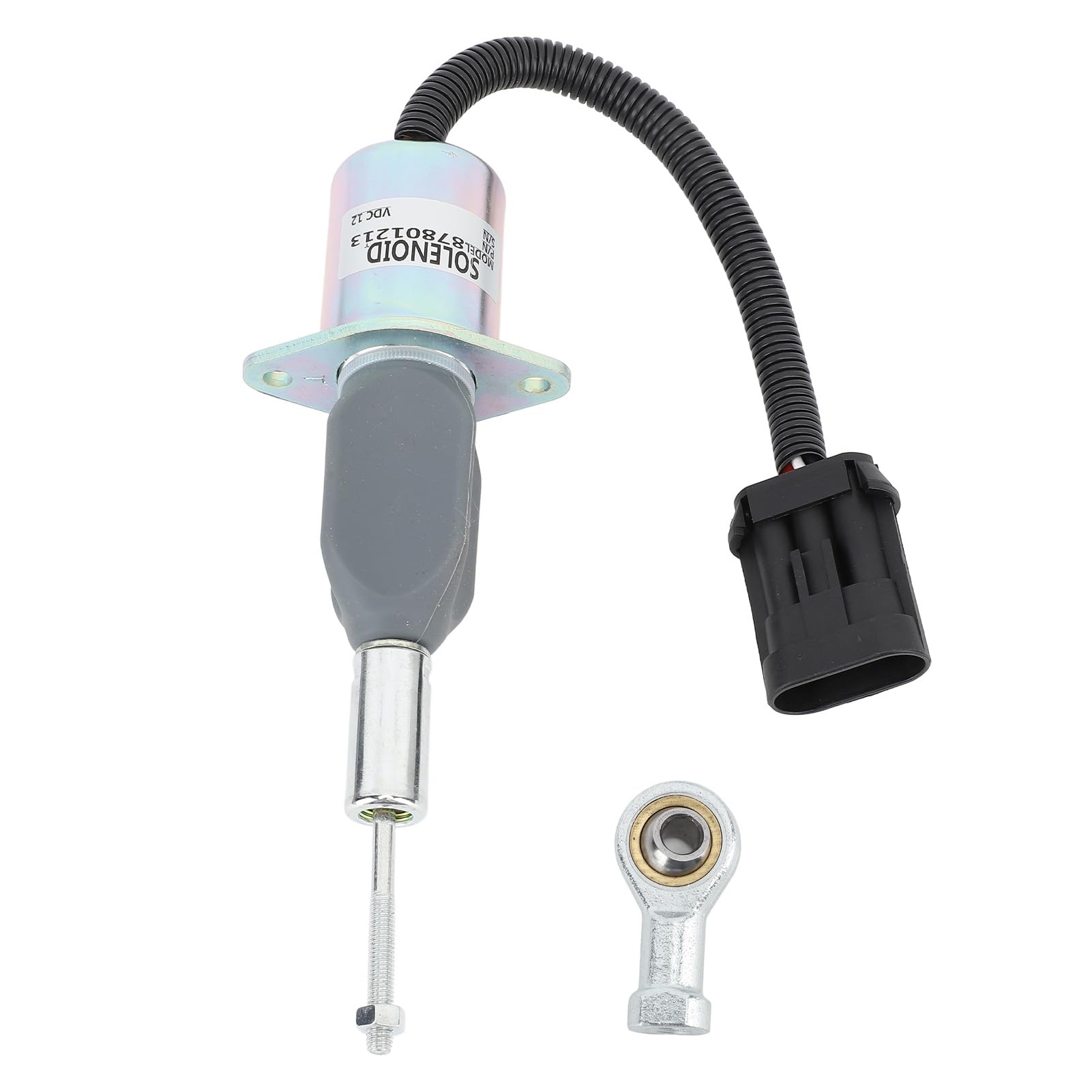Válvula Solenoide de Cierre de Combustible de 12 V 87801213 para Motor - Solenoide de Corte de Combustible de Alta Sensibilidad para Generadores y Maquinaria