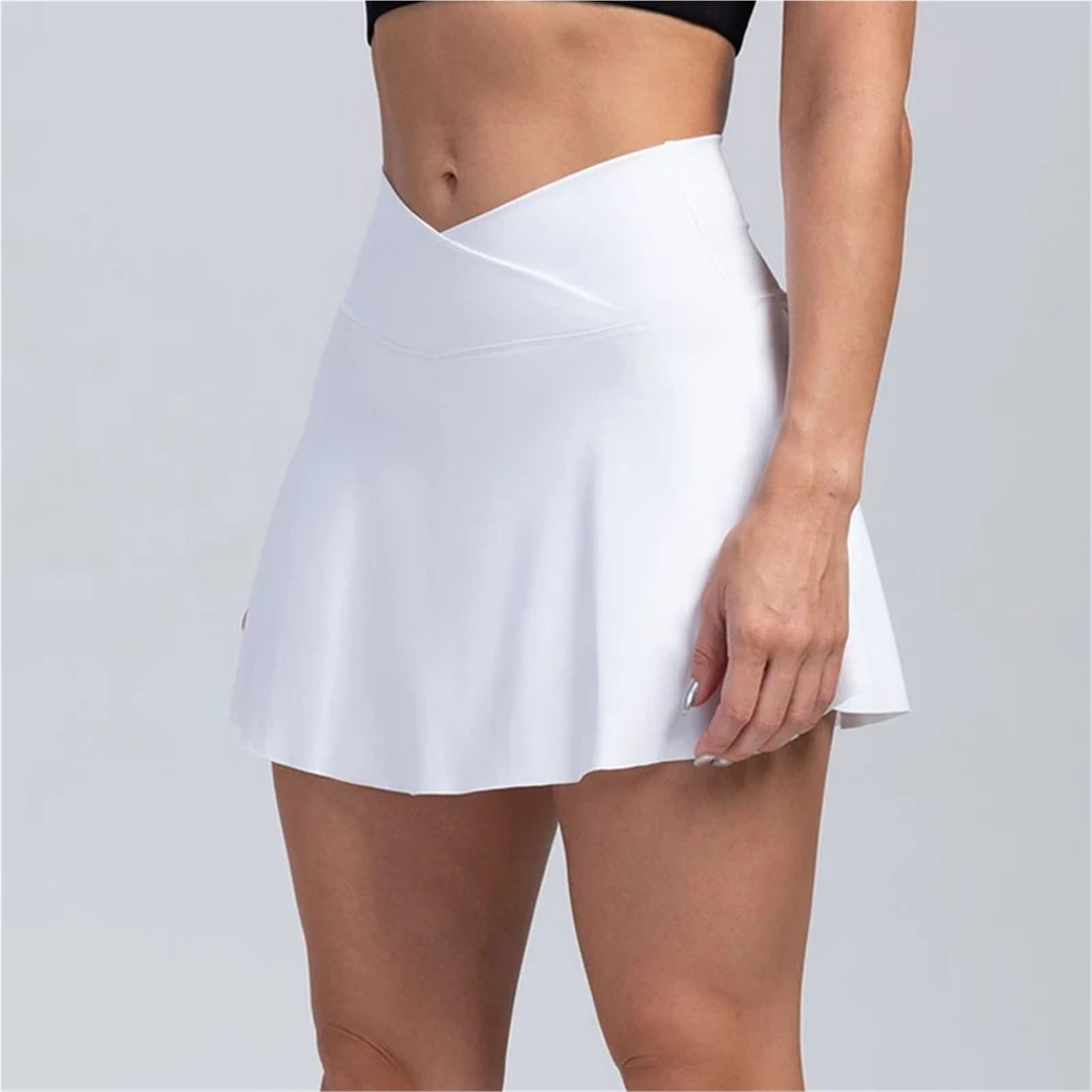 Damen-Tennisrock aus Nylon-Spandex mit Shorts