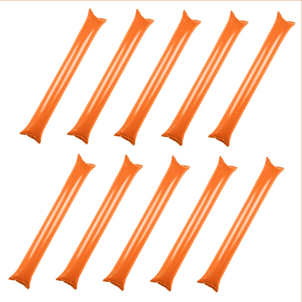 48 PCS Thunder Sticks Cheering Sticks Thicken Bam Bam Cheerleading Noise Makers Balloons for Sporting Events Dance Basketball Football Game Party
