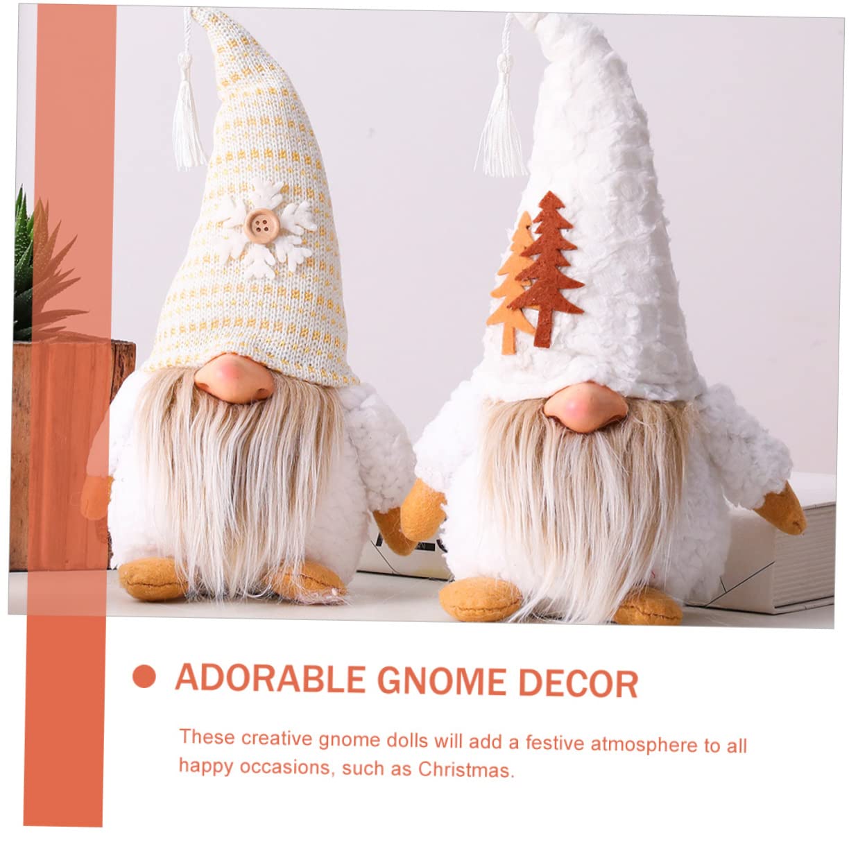 Zerodeko 3pièces GNOME De Noël Style Scandinave Décoration Festive pour Votre Maison Bureau Événement Ajout Charmant à Votre Ambiance De Fête