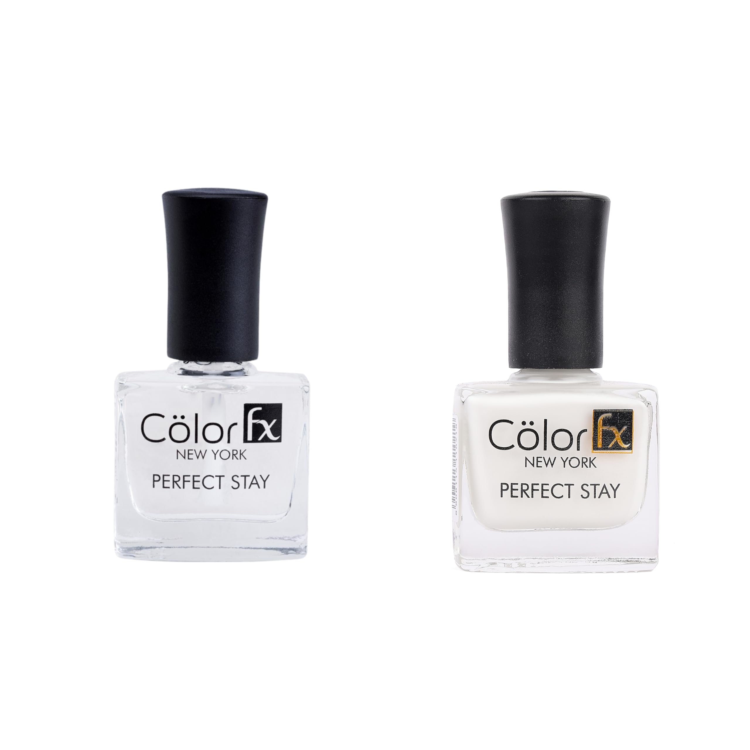 Color Fx White & Transparent Combo – Glossy Finish Nail Polish Set with Top Coat | Non-UV, 21 Toxin Free | Long-Lasting, Non-Yellowing, Chip Resistant | 9mL Each | Salon Quality for Women-image-28