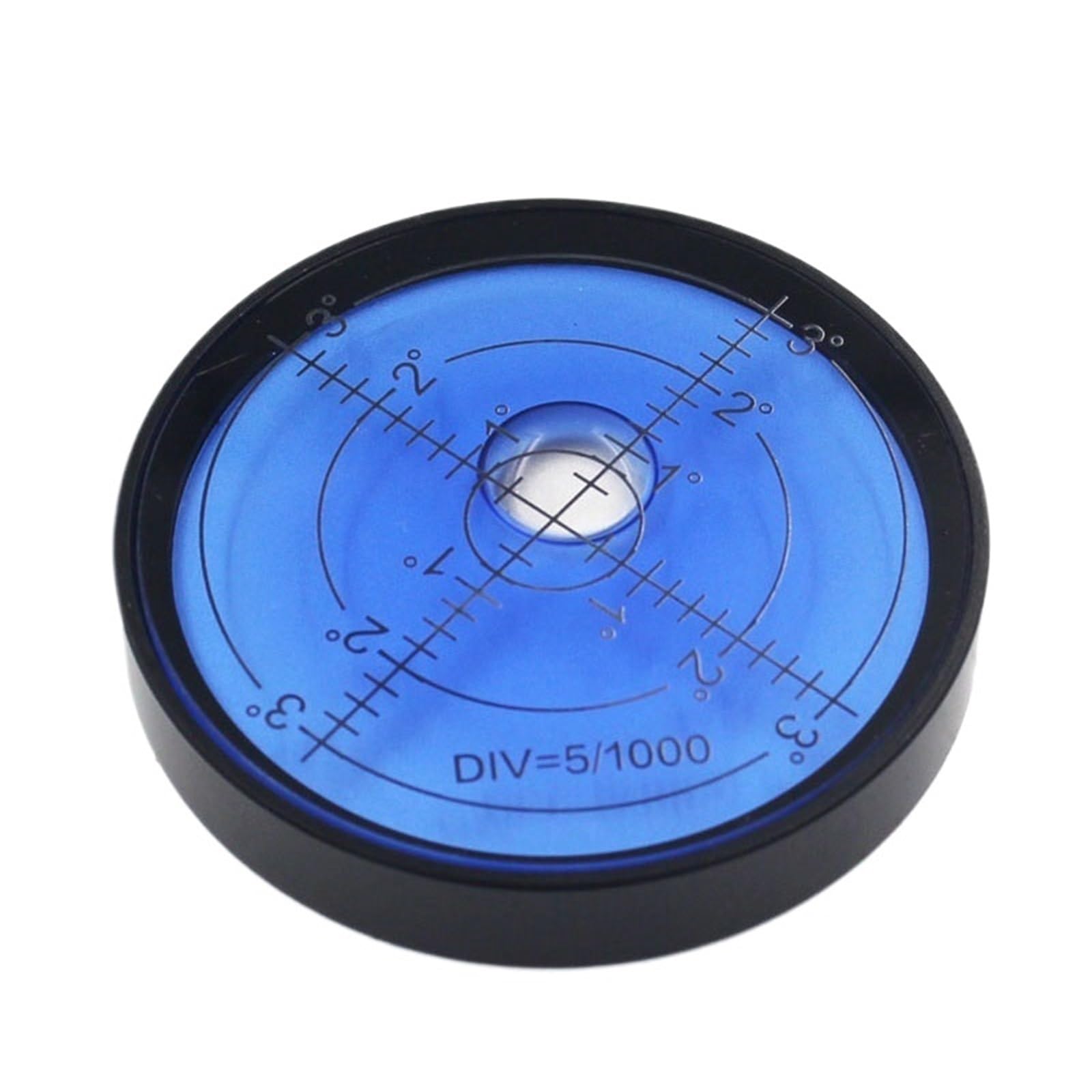 Niveau à bulle magnétique universel rond multicolore en métal, outil horizontal, diamètre 60 x 10 mm, 1 pièce