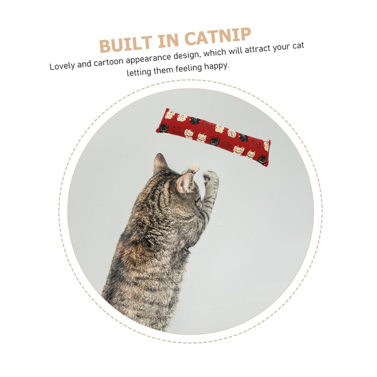 9 Piezas De Juguetes De Almohada De Hierba Gatera, Juguetes De Dentición para Gatos De Interior, Estimulantes para Gatos De Interior, De Hierba Gatera,