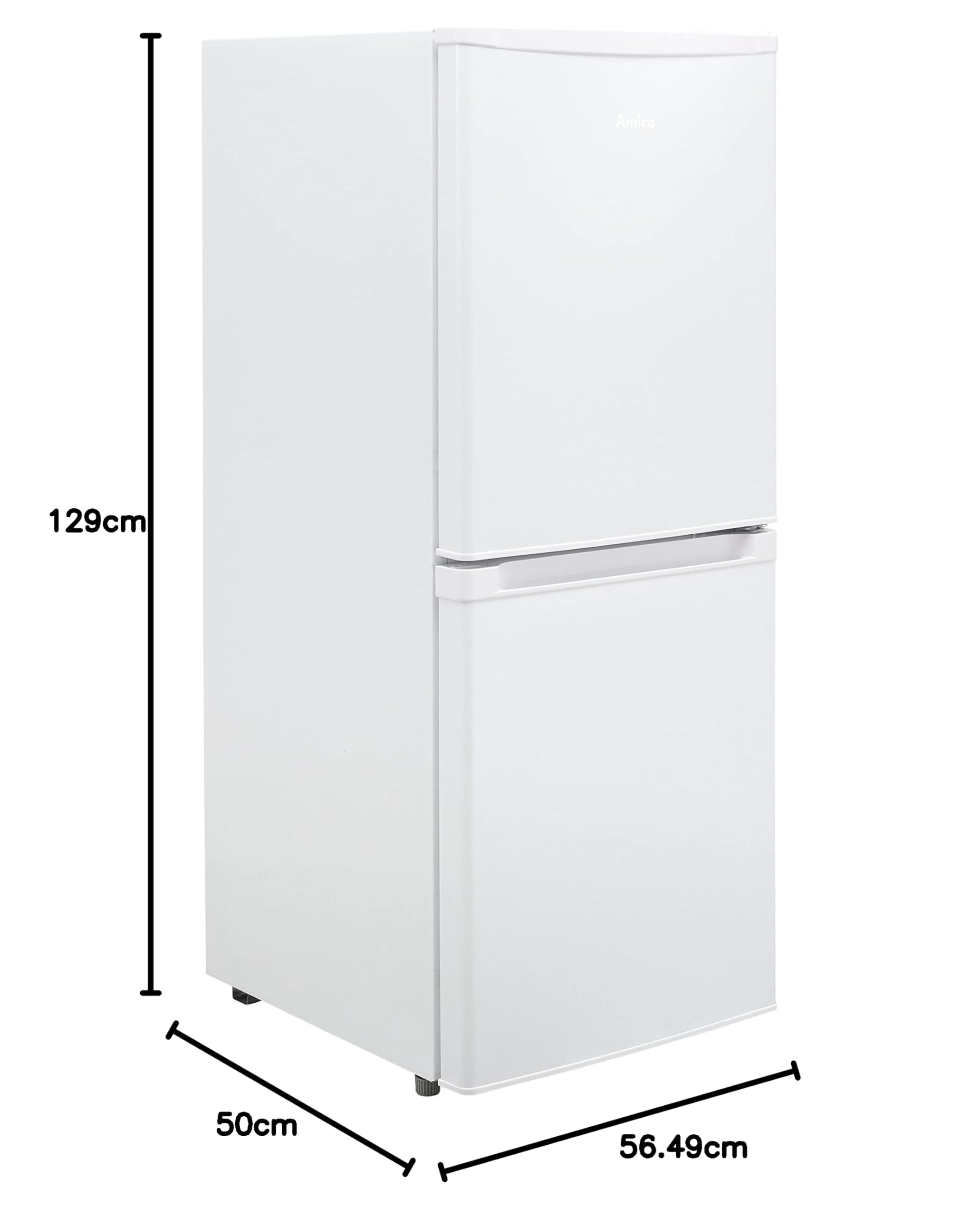 Amica FK196.4 Freestanding 161L A+ White Fridge-Freezer