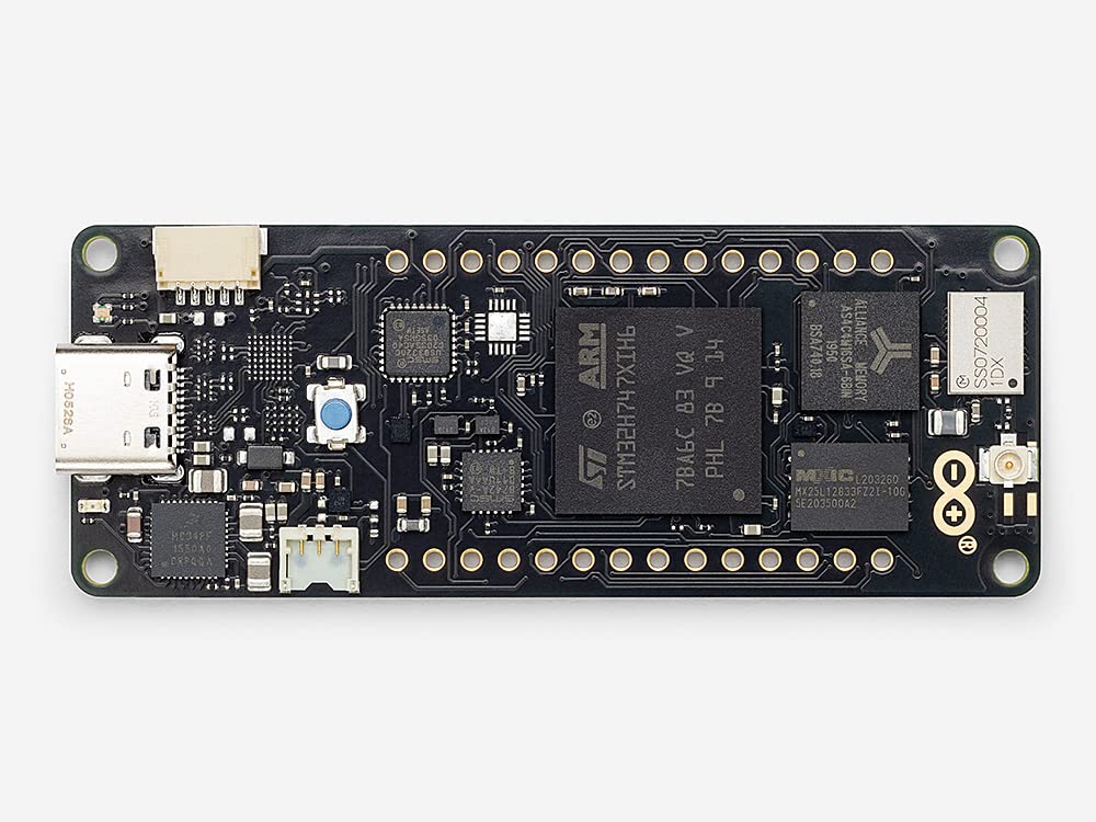Arduino Portenta H7 Lite Connected [ABX00046] Microcontrolador de Doble núcleo con Arm Cortex-​M7 y M4, conectividad integrada para IoT, IA y Aplicaciones Edge