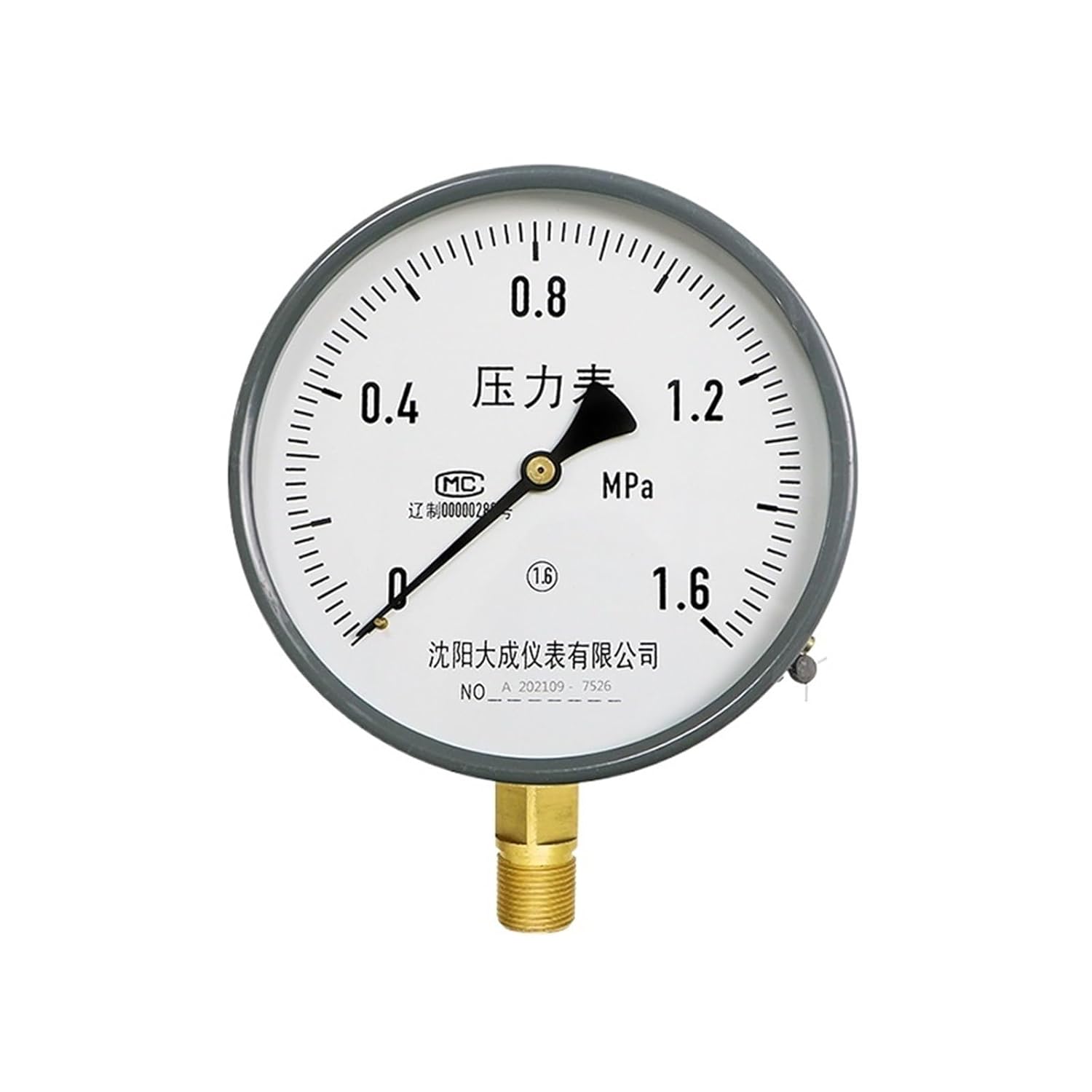 High-Precision Bronze-Linked Carbon Steel Shell High-Pressure Gauge Industrial Use Pressure Gauges