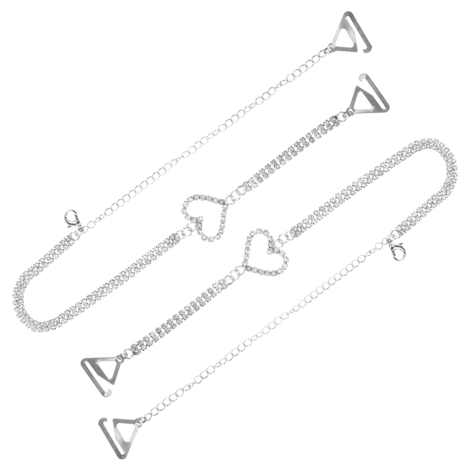 VALICLUD 10stücke BH-träger Mit Herzdesign Unsichtbare Träger Für Optimalen Halt Und Komfort Für Trägerlose Oberteile Und Elegante Anlässe