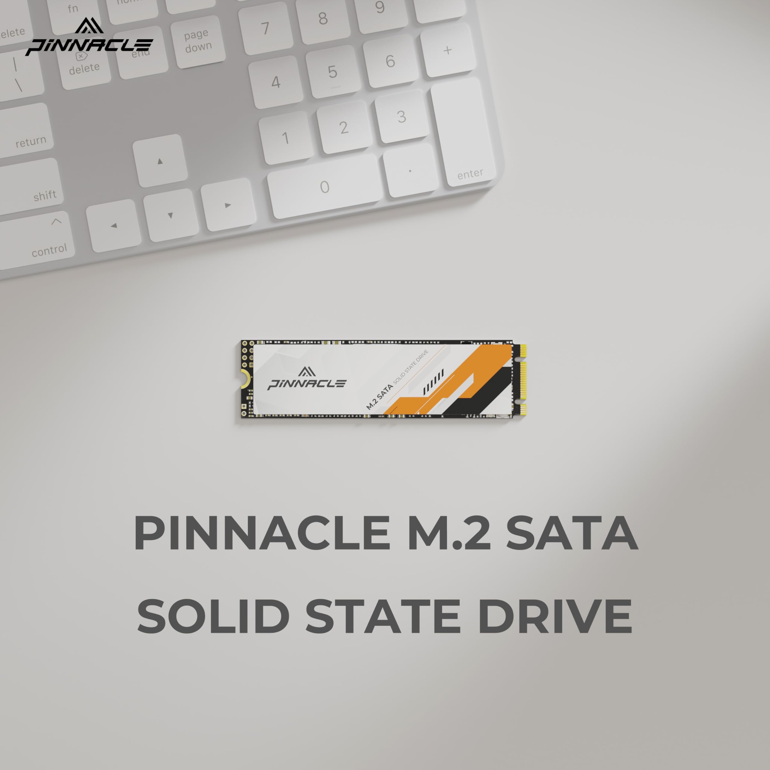 Timetec 256GB SSD 3D NAND SATA III 6Gb/s M.2 2280 NGFF 128TBW Read Speed Up to 550MB/s SLC Cache Performance Boost Internal Solid State Drive for PC Computer Laptop and Desktop (Pinnacle)
