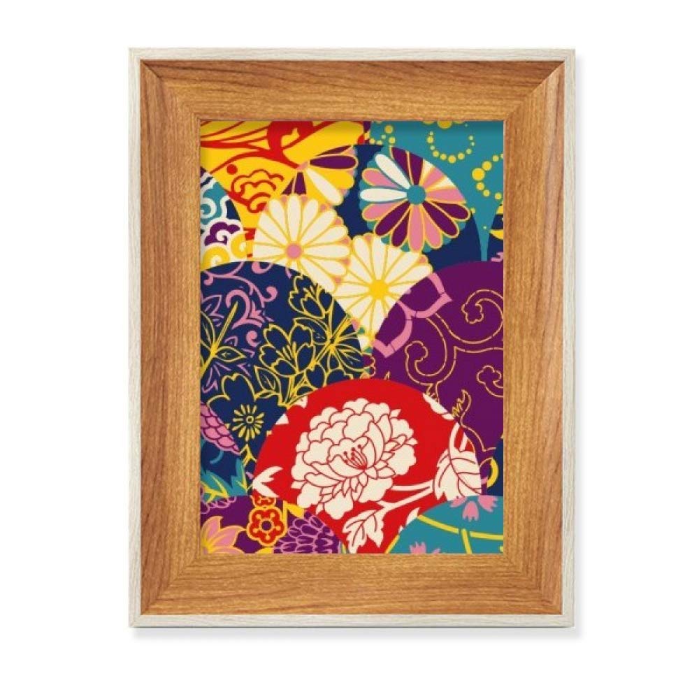 Cadre photo en bois de style japonais et chinois pour decoration de bureau