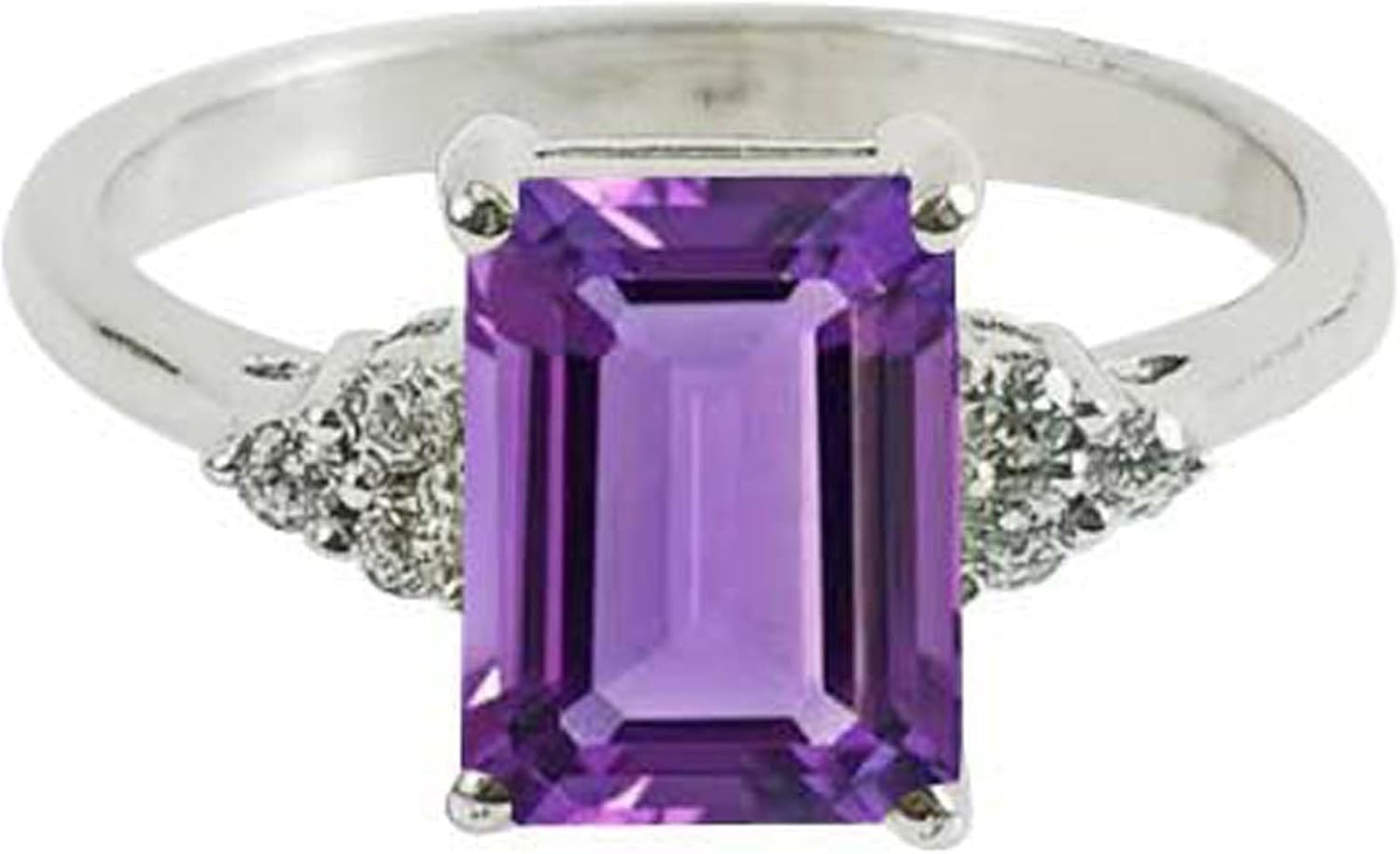 Emerald Ring Dainty May Birthstone Ring 925 Sterling Silver Ring Colombian Emerld Gemstone Ring Elegant Halo Diamond Ring For Women Promise Wedding Gift Jewelry