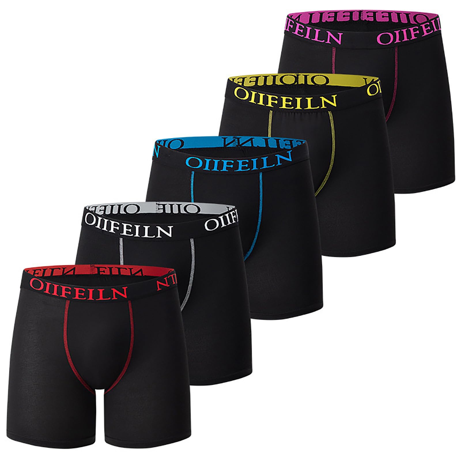 Ropa interior deportiva para hombre transpirable calzoncillos ergonómicos pack de 5 7