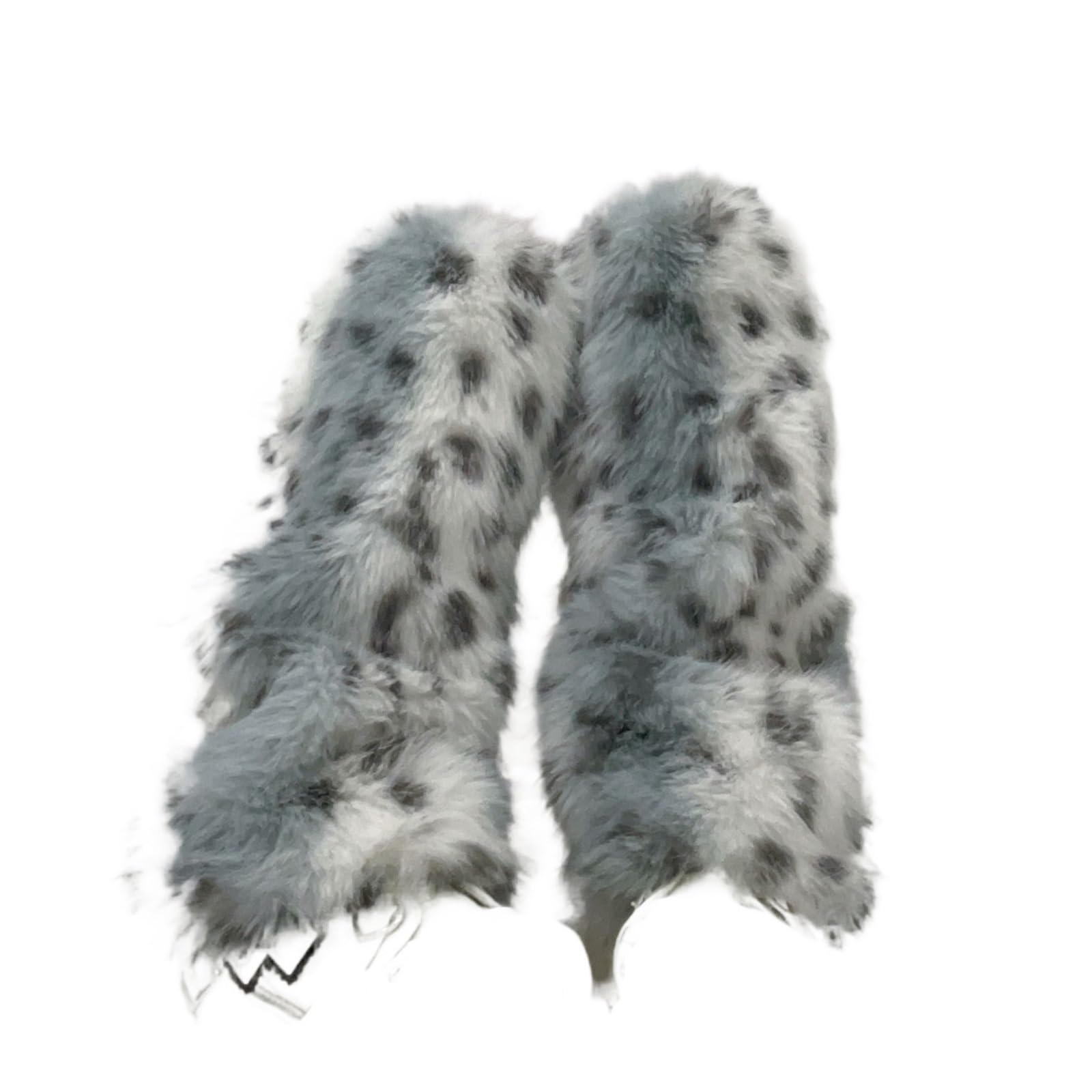 Fuzzy Leg Warmers Women Leg Warmers Winter Warm Thickened Imitation Leggings Boots Cover Lolita Party Accessories