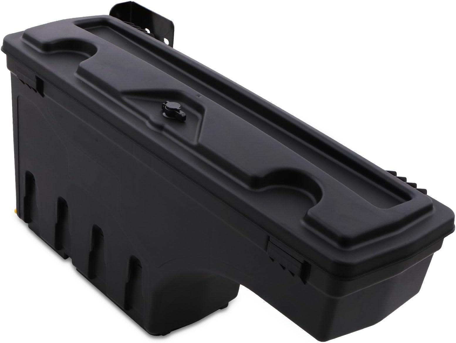 Predator4x4 Black ABS Plastic Rotating 180° Storage Box Truck Bed Storage System Lockable Swing Box with Fittings Compatible with Nissan Navara D23 NP300 2015+