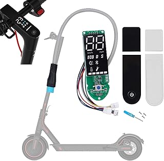 Dashboard Cover Replacement Circuit Board Compatible with Xiaomi Pro M365 Electric Scooter Circuit Board Contain Screen Cover for Original Dashboard Replacement