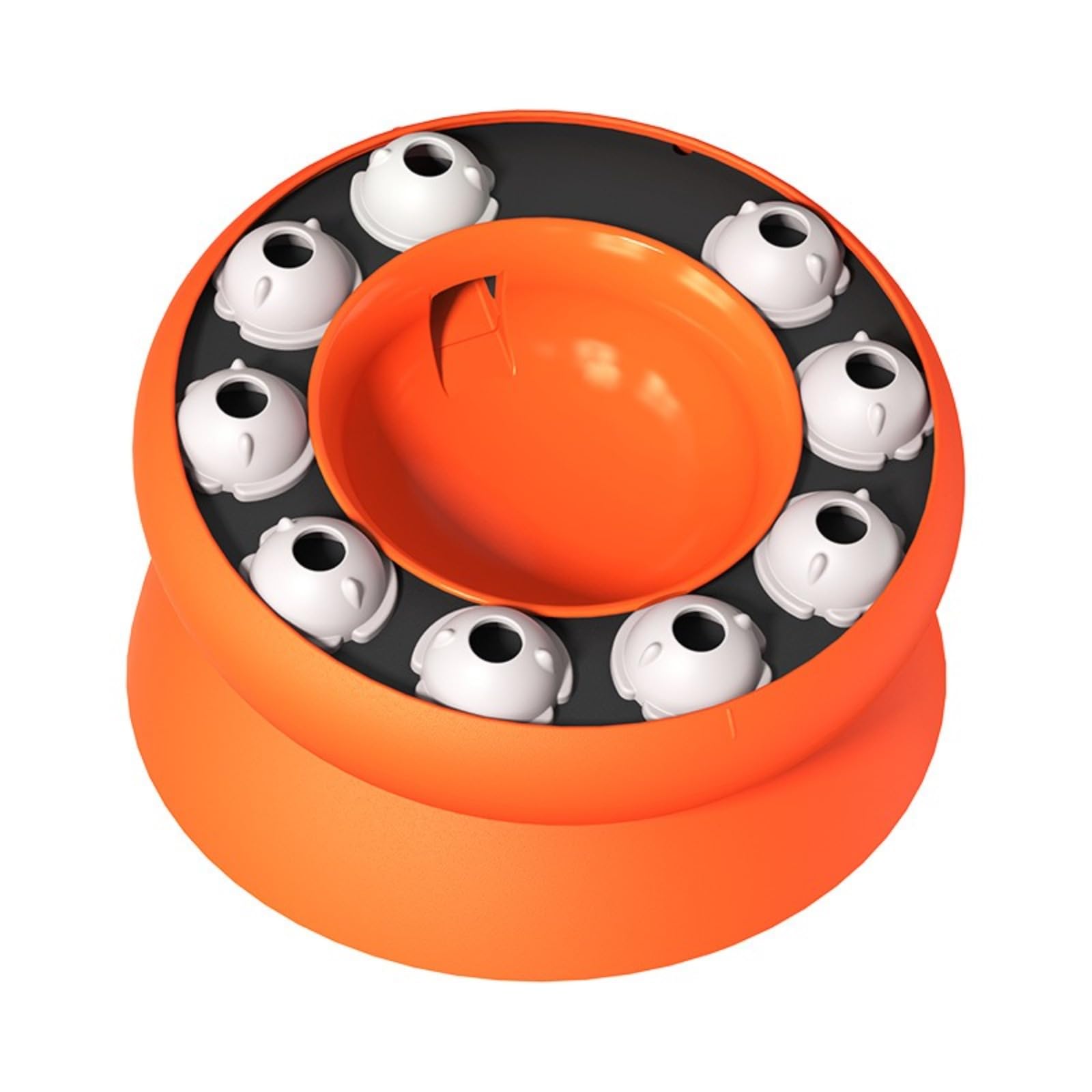 Gamelle surélevée pour chat - Distributeur de friandises interactif - Jouet anti-glouton et anti-ballonnements pour chats