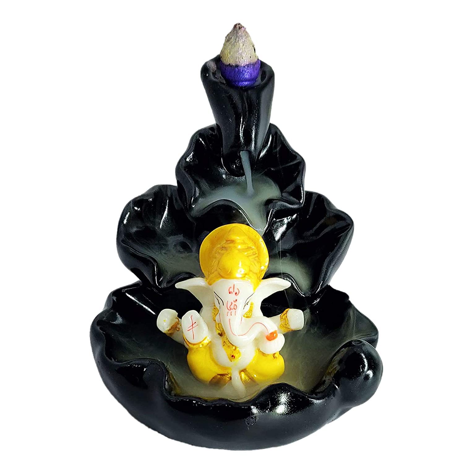 Buy Kunti Craft Handicrafted Lord Ganesha Backflow Incense Burner with