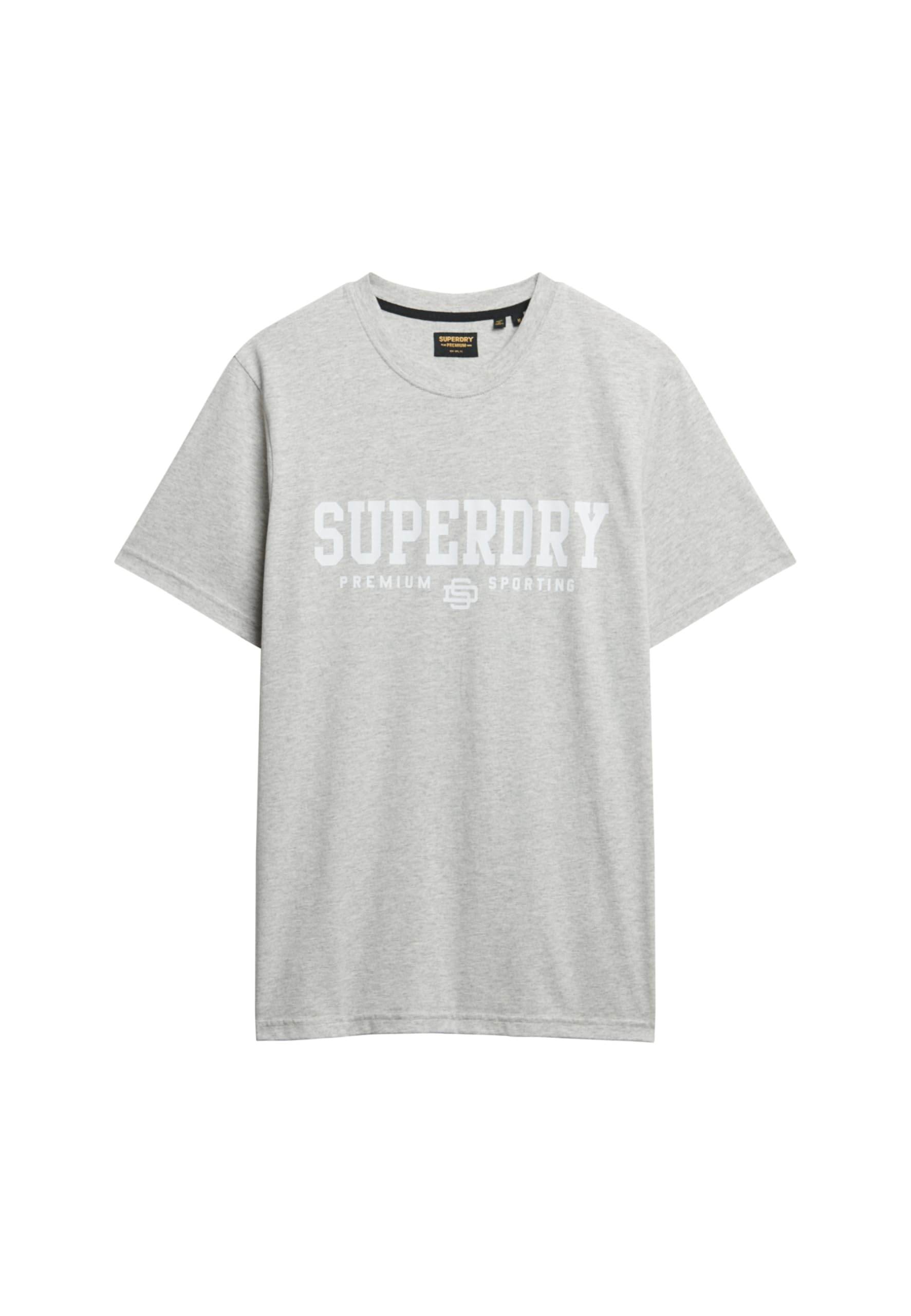 Superdry Men's Glacier Grey Mottled Core Sports T-Shirt, Xxl