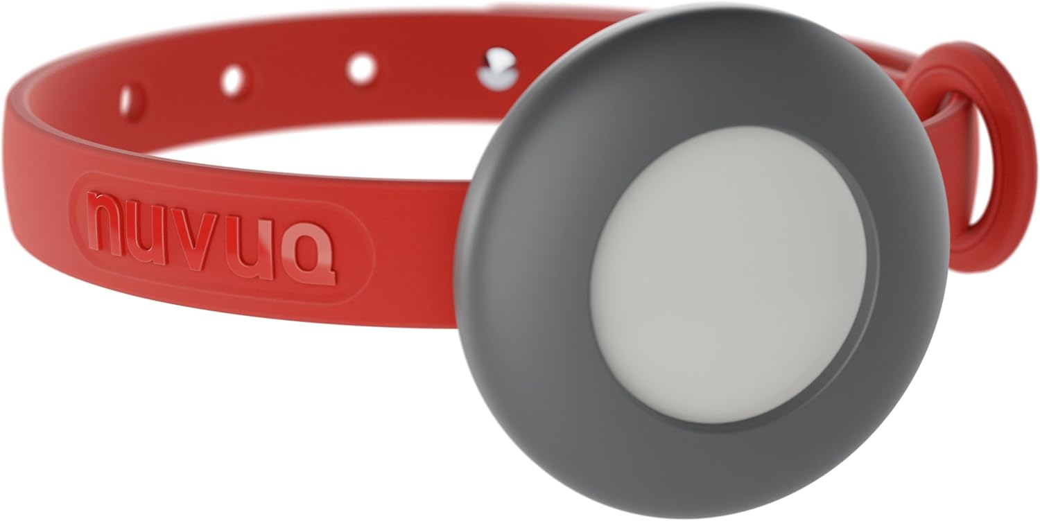 Airtag Breakaway Cat Collar – Delicate, Comfy, and Light-weight Security Buckle Collar with Air Tag GPS Tracker Holder for Out of doors Cats and Delicate Pores and skin Kittens by Nuvuq (6 ⅞” to 10 ¼”, Purple)