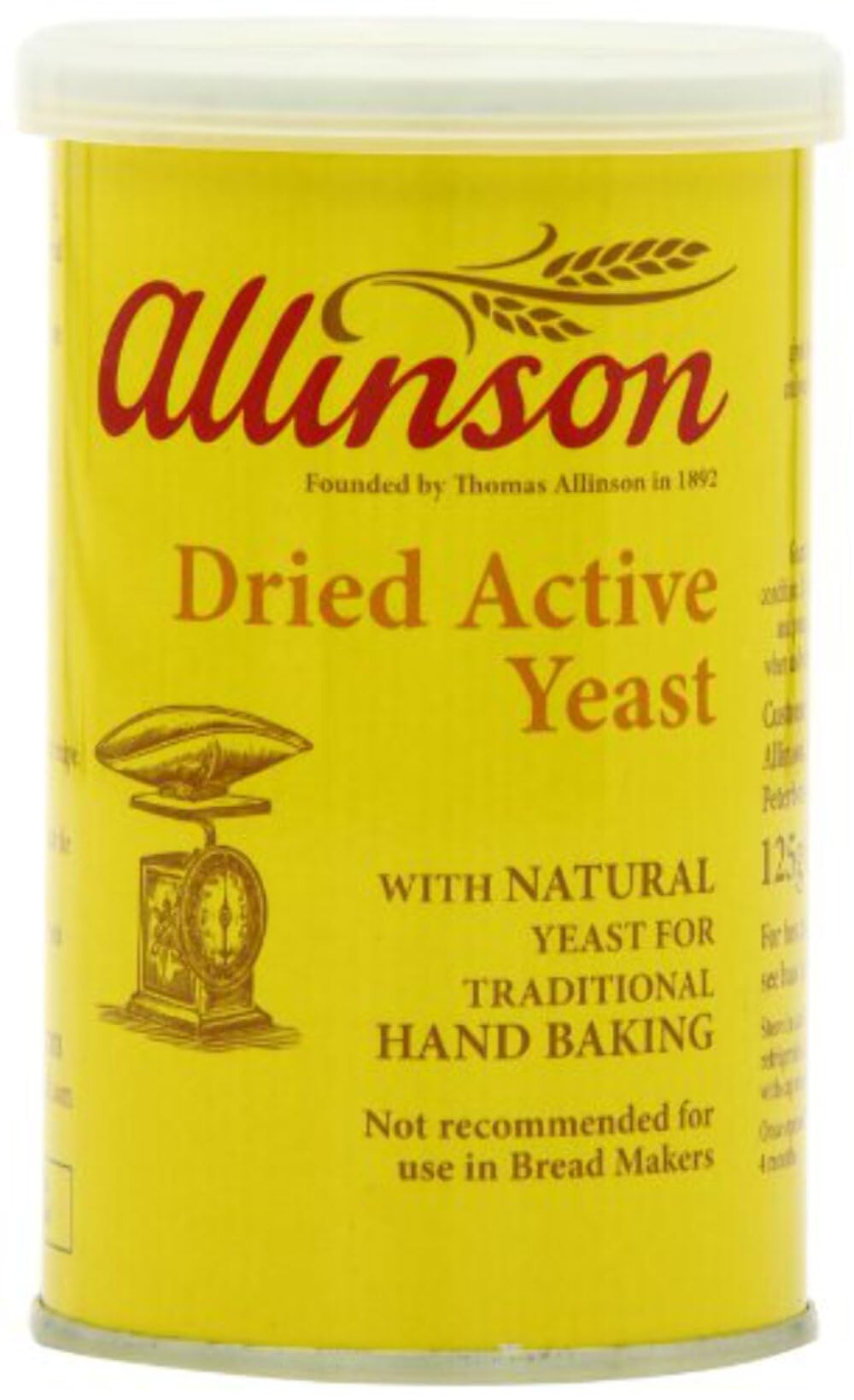 Allinson Getrocknete Hefe, 10er Pack(10 x 125 g)