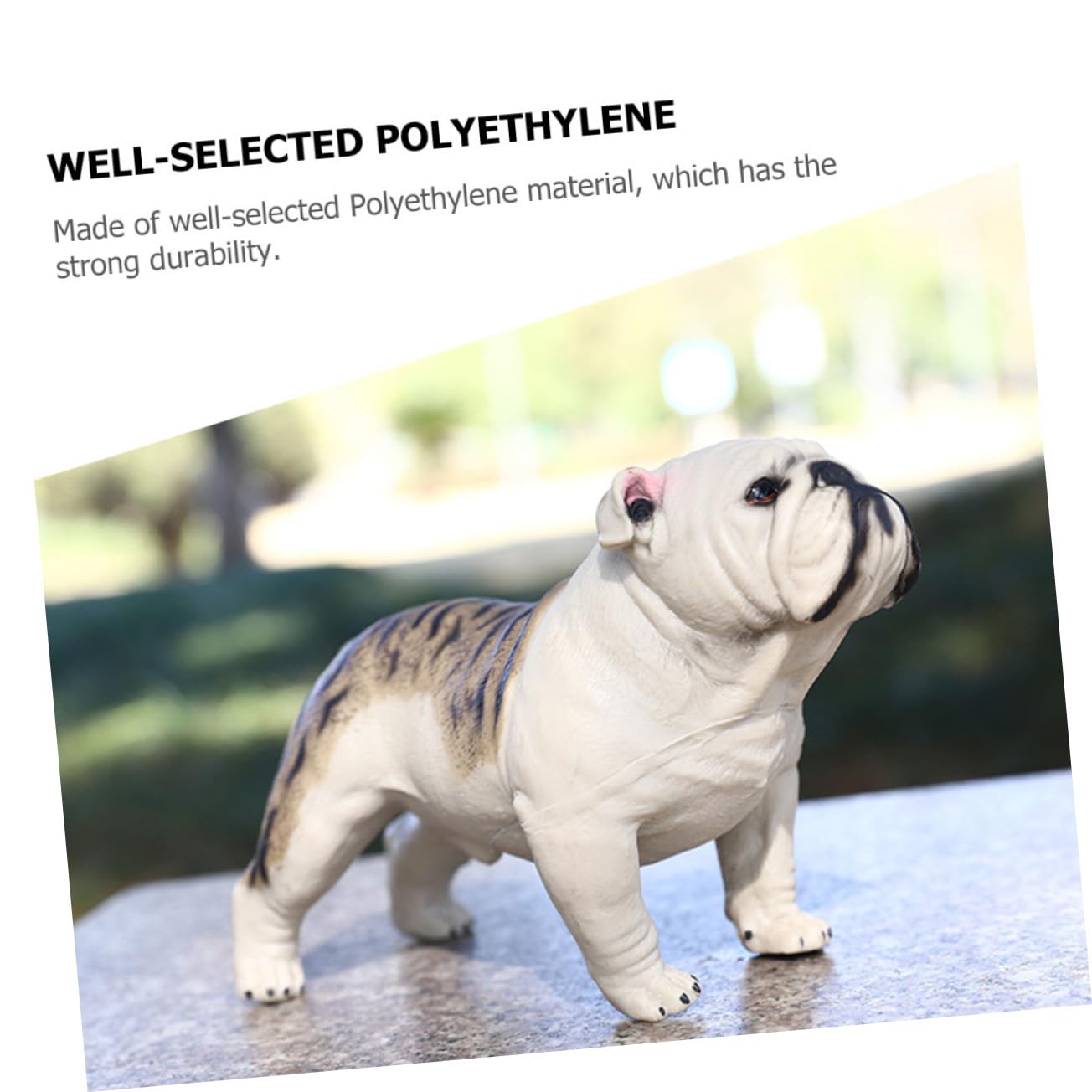 Alipis Figurine Shar Pei Miniature Jouet pour Décoration Intérieure Modèle de Chien Éducatif