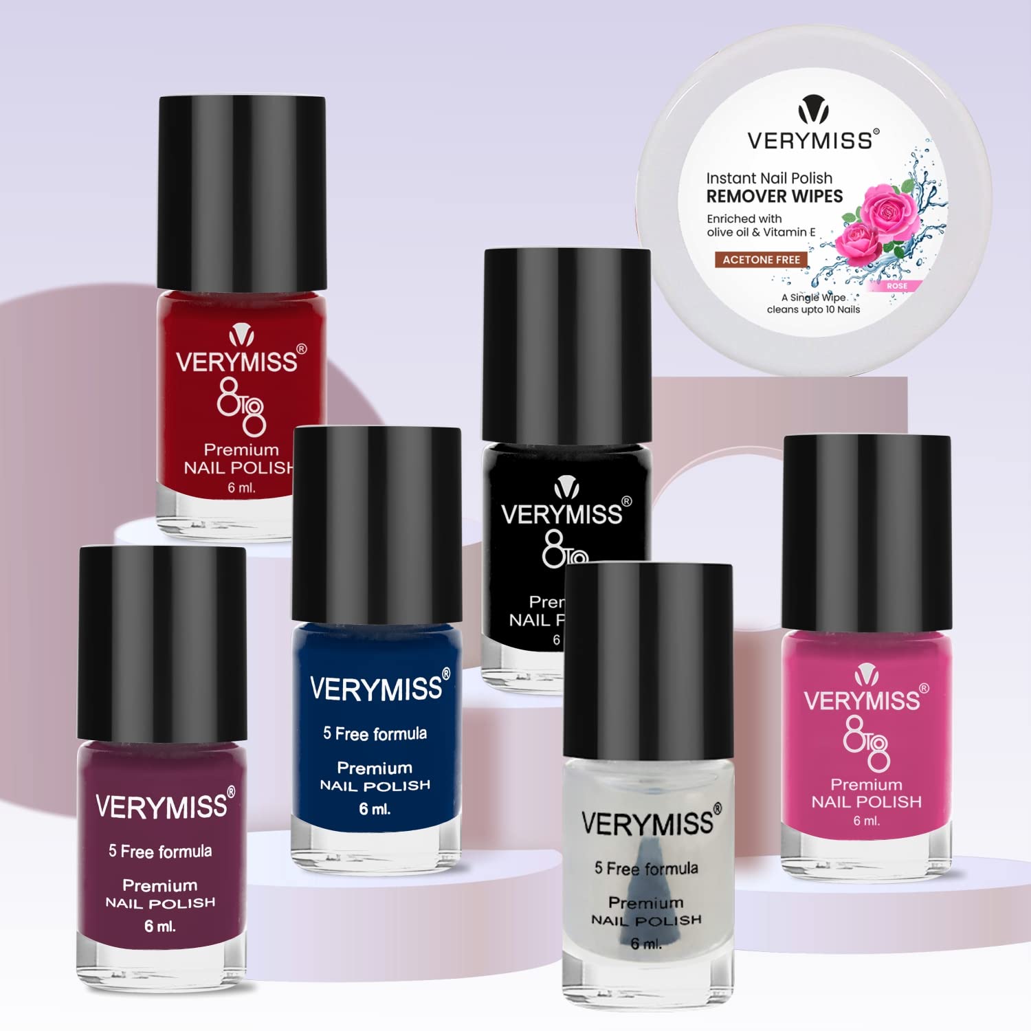 Glossy Nail Polish Kit (Set Of 6)-image-37