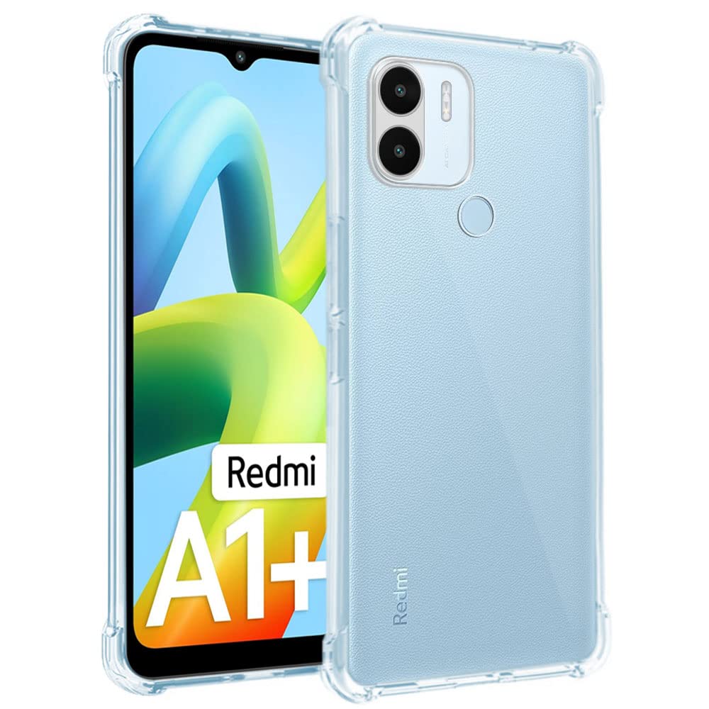 TheGiftKart Back Cover Case for Mi Poco C50 / C51 / Redmi A1 Plus / A2 Plus | Shockproof Clear Soft TPU Case | Cushioned Edges for Ultimate Protection Poco C50 / C51 / Redmi A1 Plus Case (Transparent) (B0C6H3MN2H) Amazon Price History, Amazon Price Tracker