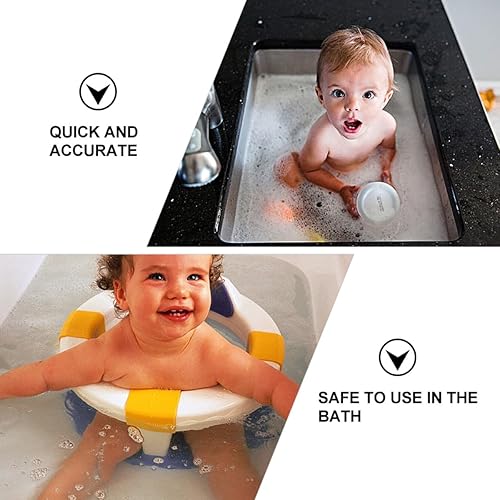 Miniatura 7 de Cartoon Penguin Shaped Water Thermometer for Bathtub Semi-Embedded Design Bath Temperature Lightweight Portable Tub Thermometer Random Color