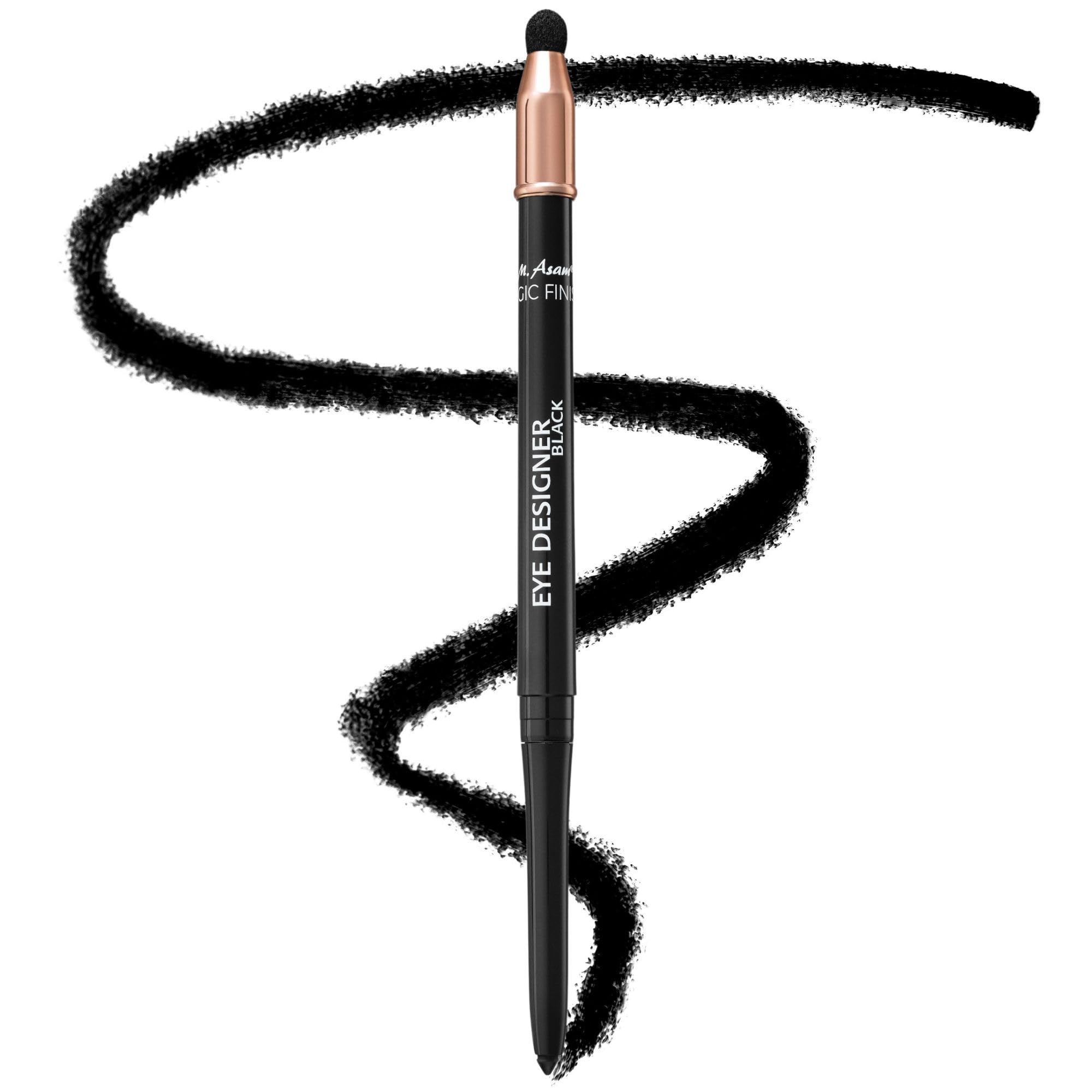 M. Asam MAGIC FINISH Eye Designer Black (0,28g) – Wasserfester Kajalstift Mit Drehmine, Präziser Eye Liner Für Ausdrucksstarke Augen & Langanhaltendes Eye Make-up