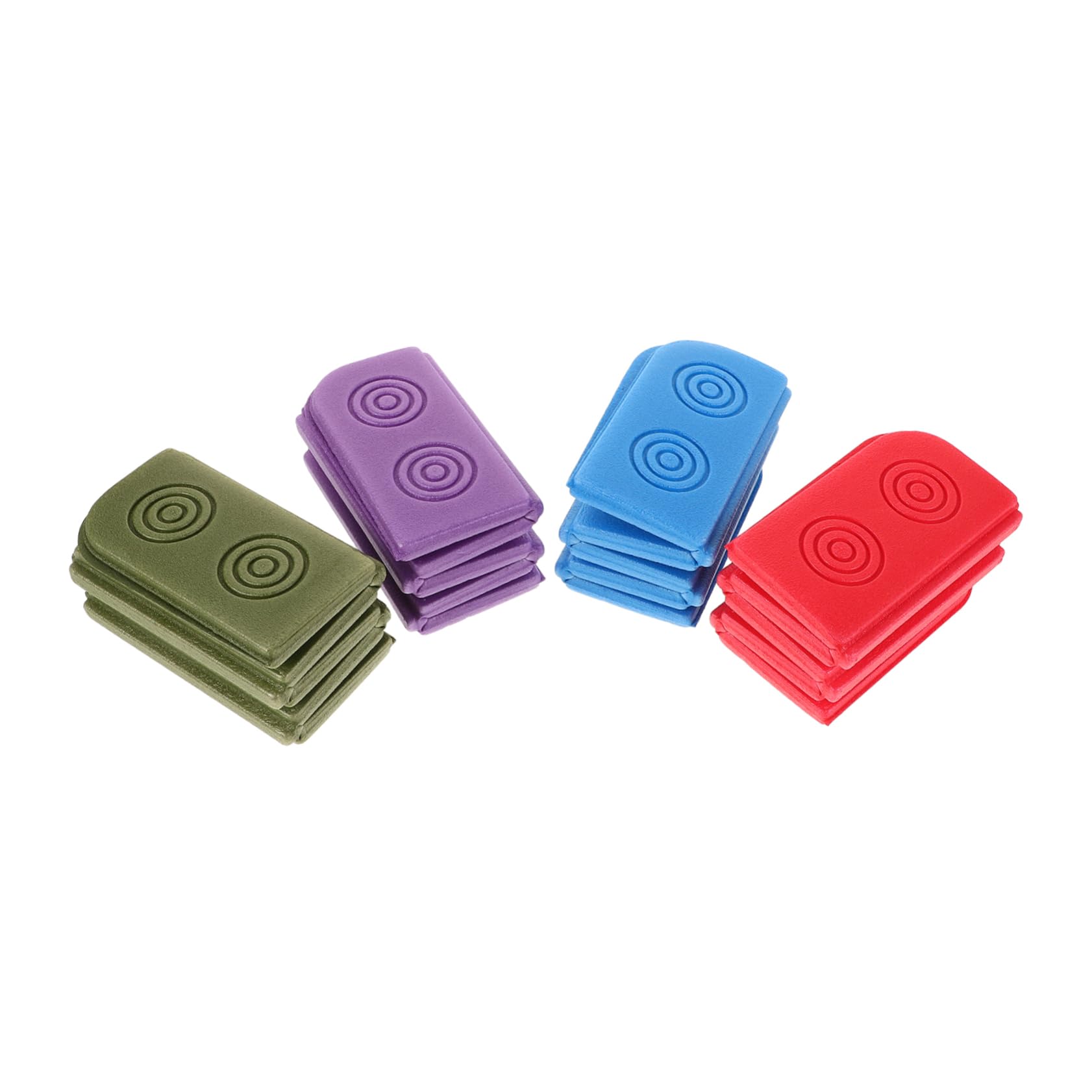 ifundom 4Pcs Portable Folding Cushion Compact Outdoor Seat Pad Lightweight Foldable Mat for Camping Bathing and Travel Versatile and