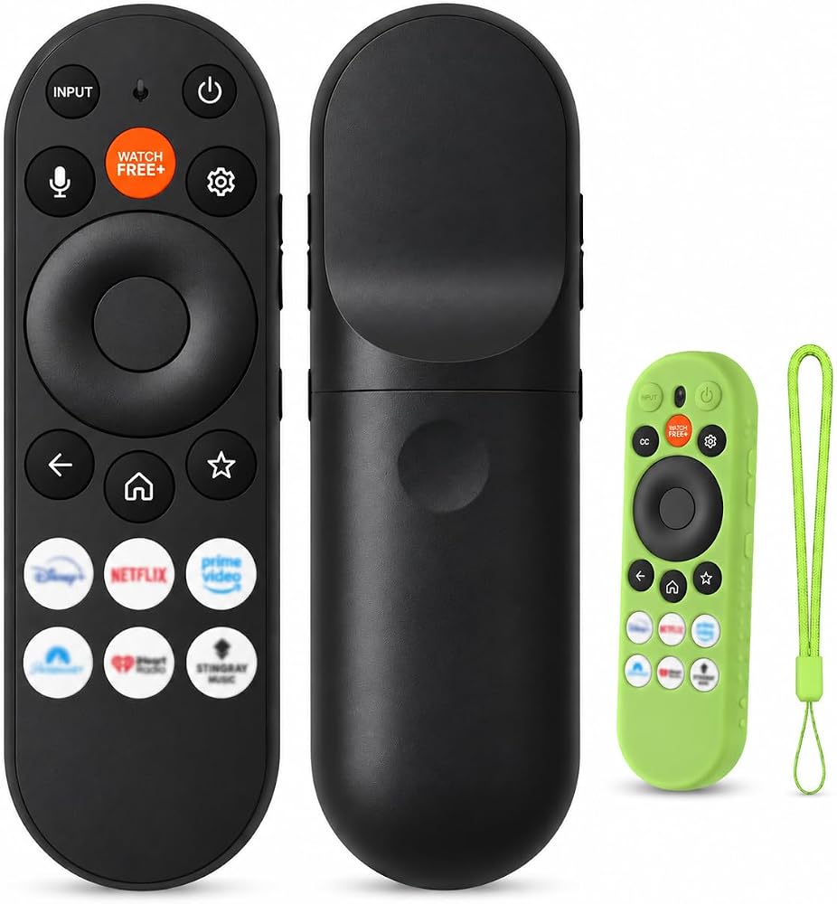 XRT290 교체용 음성 리모컨, 보호 케이스 포함, Vizio TV로 구동되는 ONN용 — 사진 1