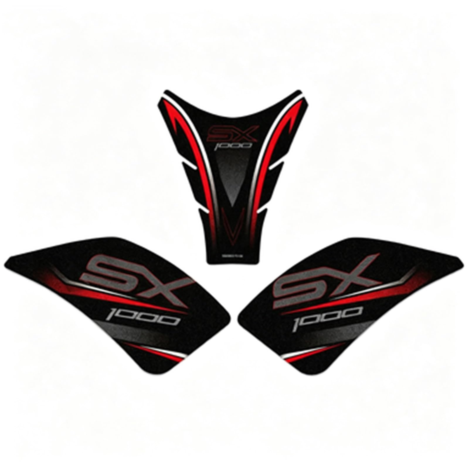 Motorcycle Tank Pad Sticker Gas Knee Grip Anti-Slip Protection Decal for Ninja 1000SX for Z 2017-2024 2023 Streetfighter(Color4)