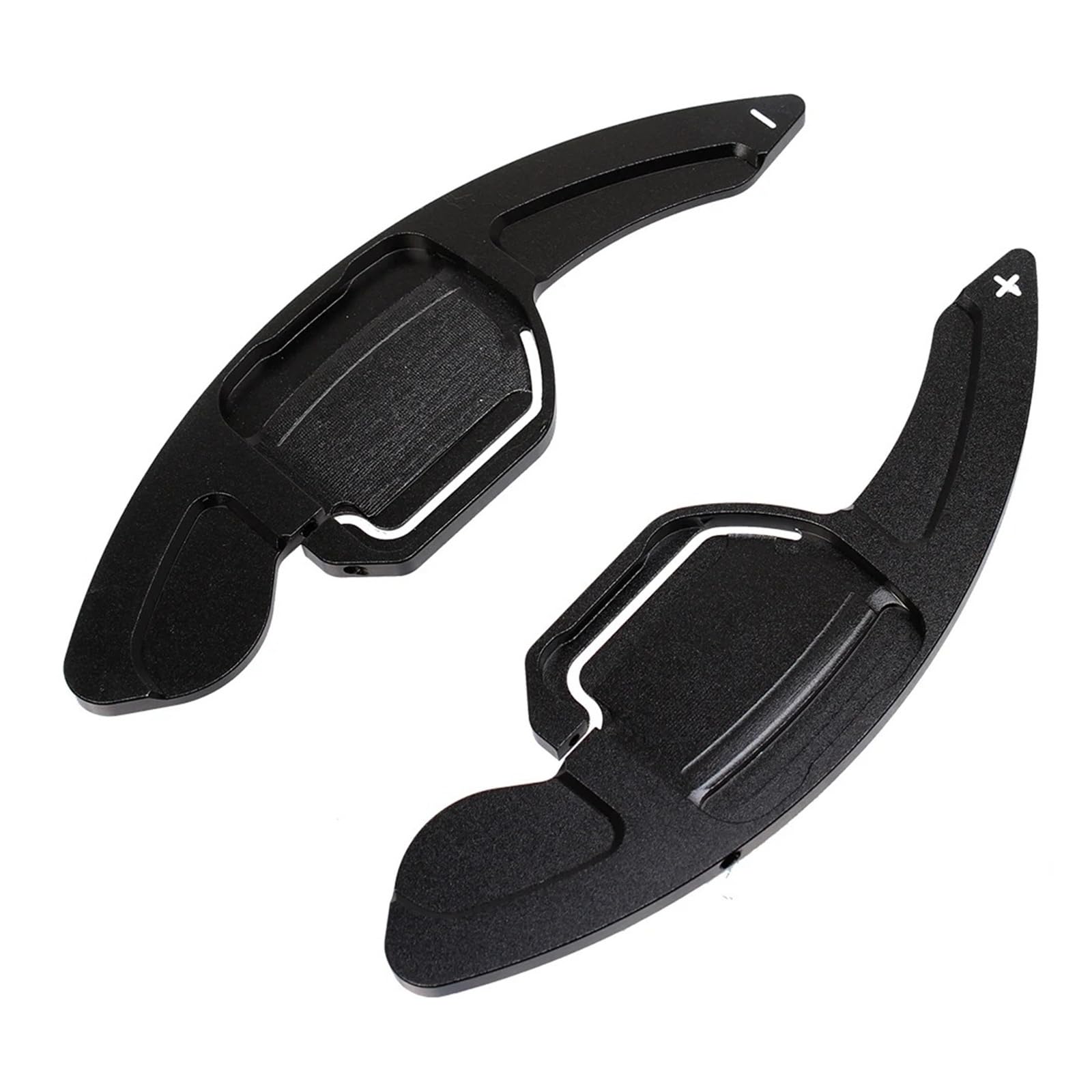 Xxiucj Car Paddle Shifter Extensions for A3 for S3 for A4 for S4 for B8 for A5 for S5 for A6 for S6 for A8 for Q5 for Q7 for TT Car Wheel Shift Paddles Shifters(Black)
