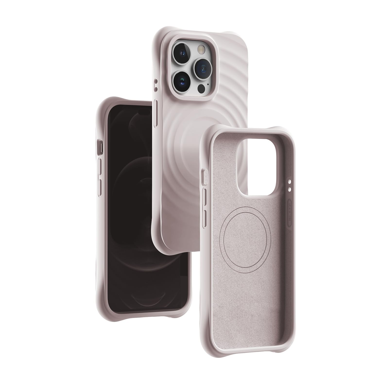 Funda magnética para iPhone 15Pro Max/15 Pro/15 Plus/15, protección contra caídas a Prueba de Golpes, Funda de Silicona líquida para teléfono, Tacto Sedoso y Suave, Rosa, 15