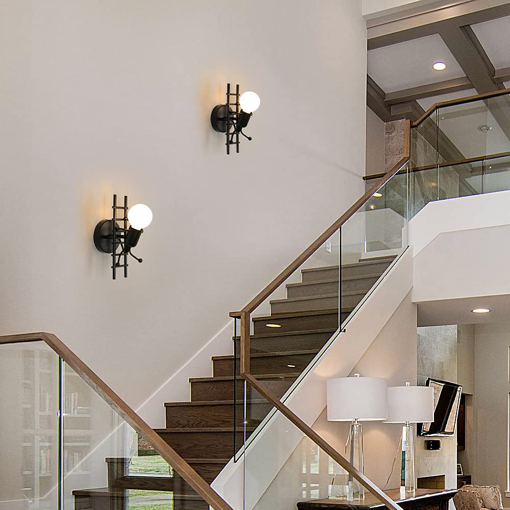 SBRTL Applique Murale Créative Humanoïde, Applique Murale De