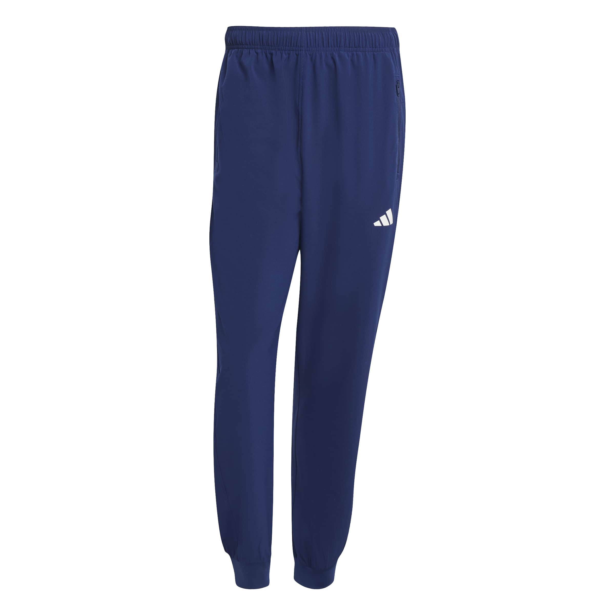 adidas Men's Workout Essentials Flex Woven Pants, Dark Blue, XL