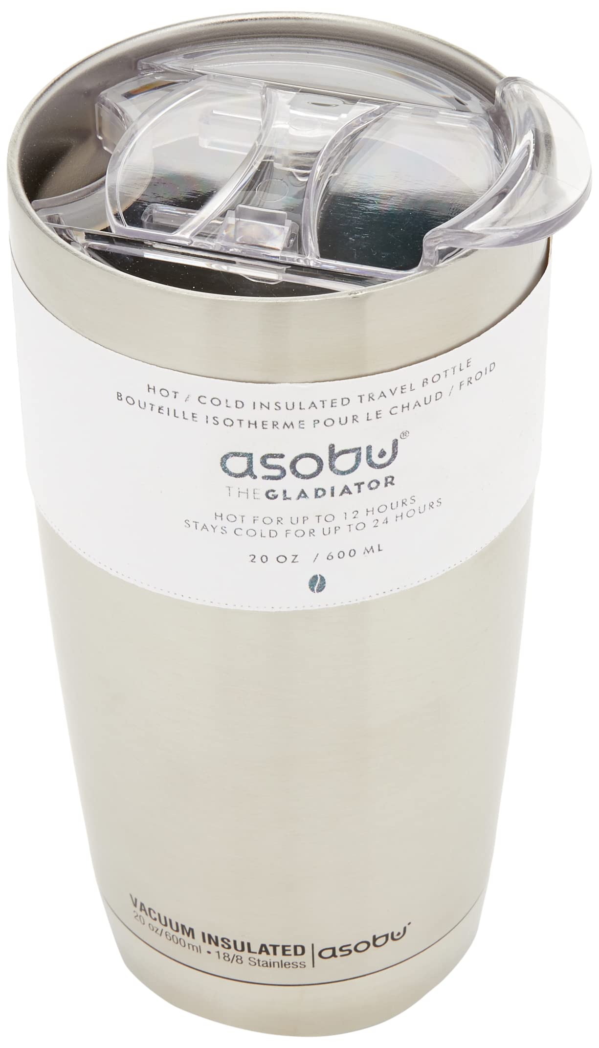 asobu AdNArt Gladiator Tumbler Color: Silver