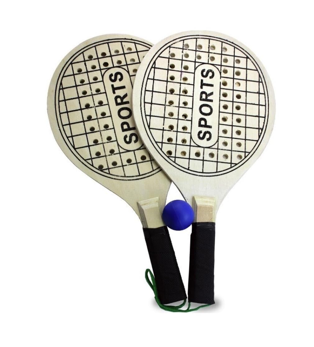 Raquette En Bois Sportcraft Pro - Paddle Ball - Fabriquée Aux USA