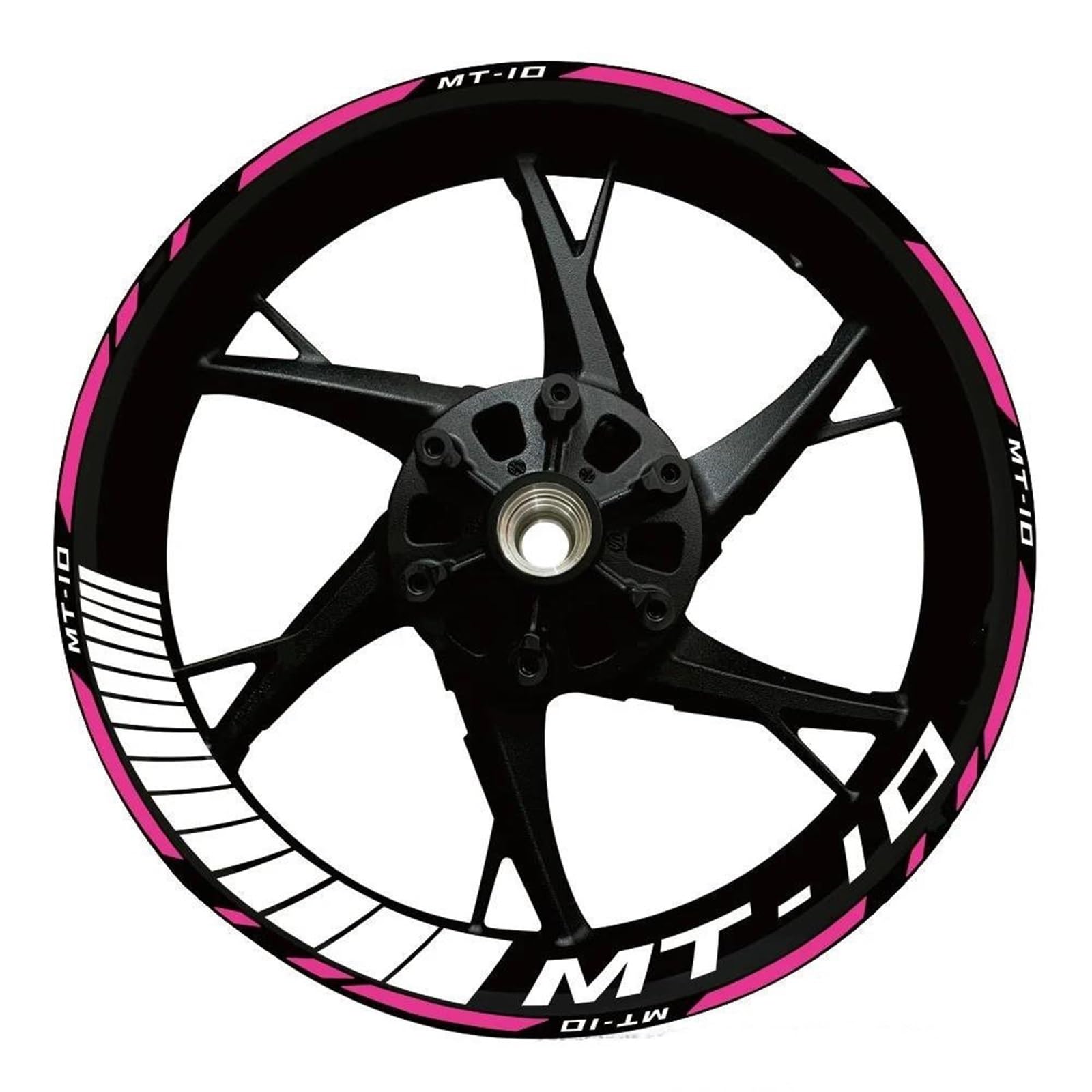 Stickers Motorcycle Accessories Wheel Stickers Reflective Decals Rims for Yamaha MT10 MT-10(Style 29)