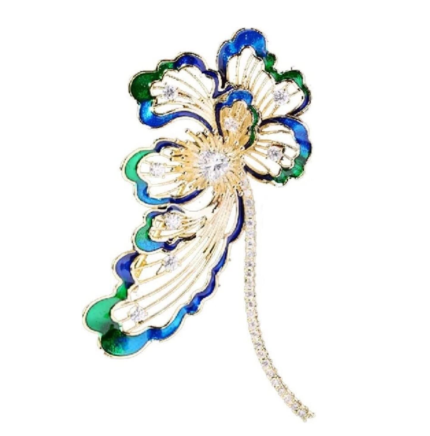 Broschen Pins Bunte Blumenbrosche Elegante Hohle Blumenbroschen Damenkleider Mäntel Schals Zubehör Anstecknadeln Für Damen