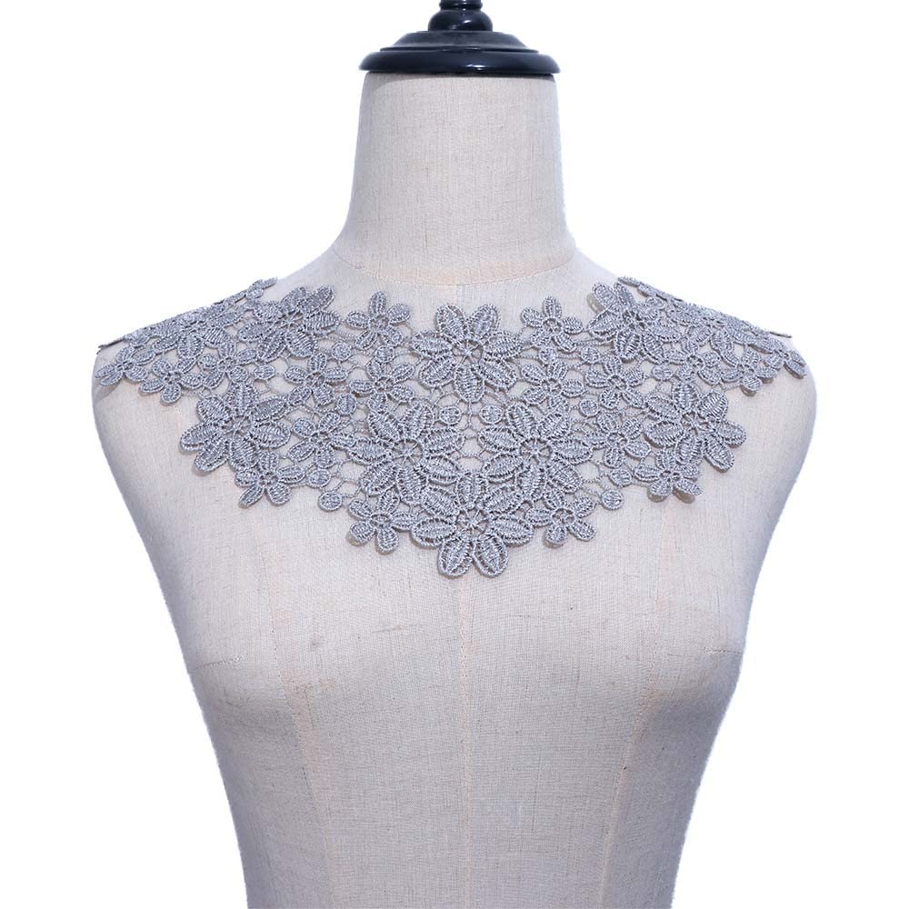 新品未使用【IENA×MARGE】lace embroidery collar Amazon.com: Embroidered Polyester Lace Collar Flower Lace Trim