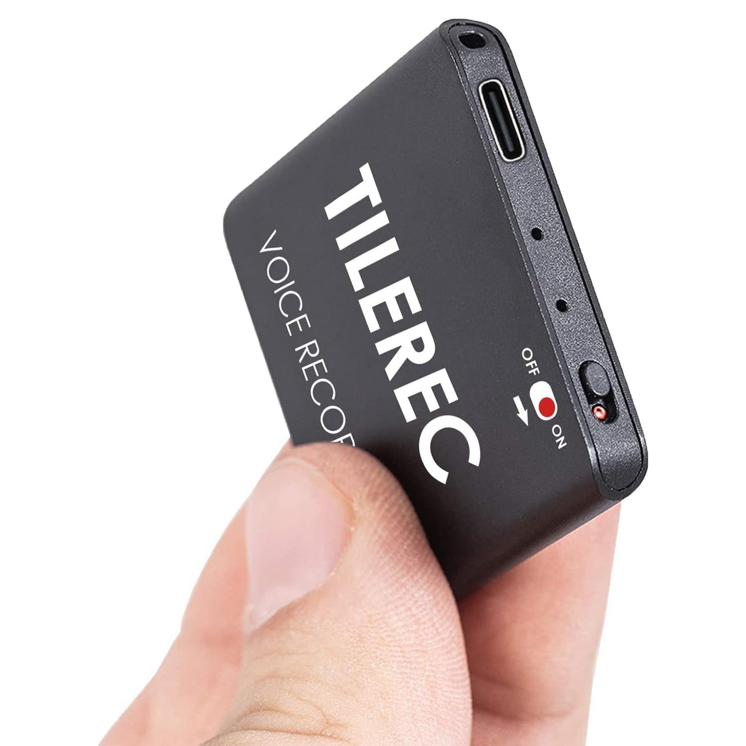 64GB Mini Grabadora Activada por Voz -1140 Horas Capacidad - Registrador de Pequeñas Dimensiones con 24 Horas Duración de la Batería - TileRec de Atto Digital
