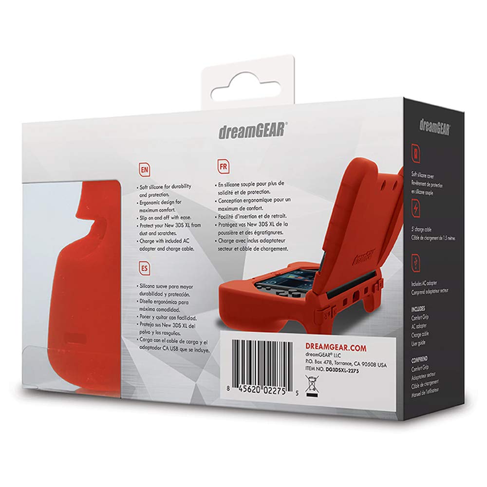 Flаѕh Dеаlѕ - 70% оƒƒ dreamGEAR DG3DSXL-2275 Power Play Kit Accessories: Compatible with Nintendo NEW 3DS XL, 3-In-1 Bundle, Soft Comfort Grip Case, Charging Cable, AC Adapter, Red Hоt Dеаlѕ dreamGEAR DG3DSXL-2275 Power Play Kit Accessories: Compatible with Nintendo NEW 3DS XL, 3-In-1 Bundle, Soft Comfort Grip Case, Charging Cable, AC Adapter, Red