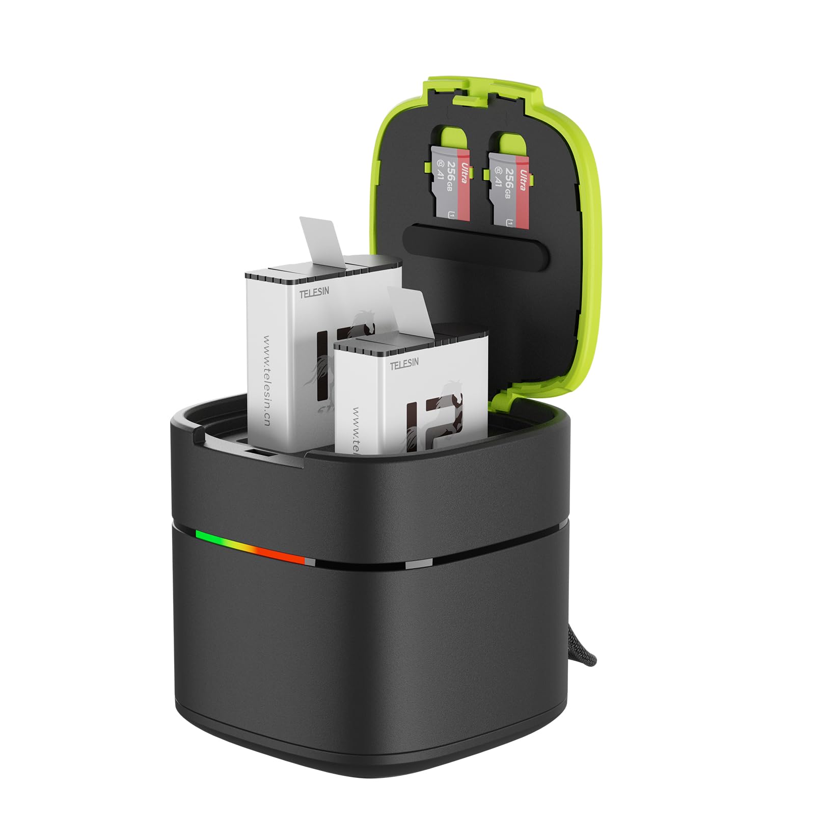GoPro - GoPro Hero8 バッテリーチャージャー他付き Dual Battery Charger + Spare Camera Battery (HERO8 Black
