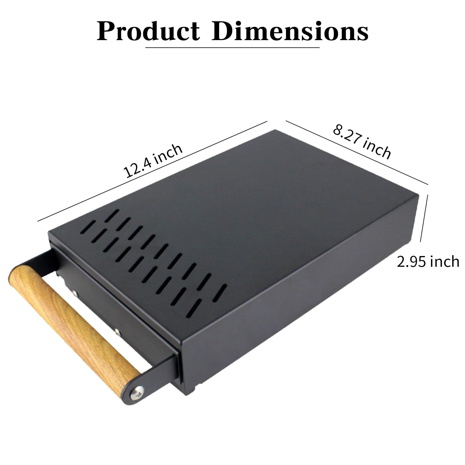 Caja de golpeteo de cajón con asa, contenedor desmontable de acero inoxidable, contenedor de café extraíble, absorbe los golpes y duradero estilo barista, palo de golpeteo desmontable, mango de madera