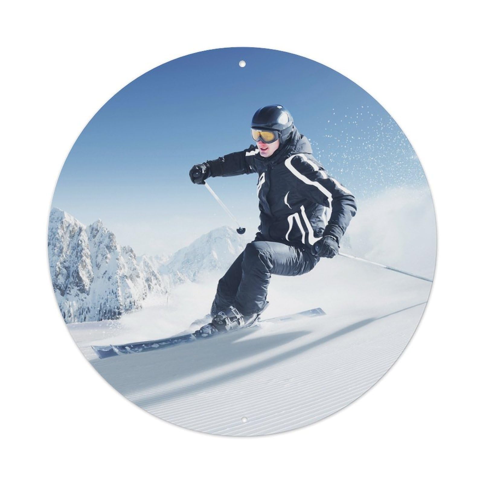 Snowboarding Freestyle Extreme Sports Mountain Action Metal Tin Sign