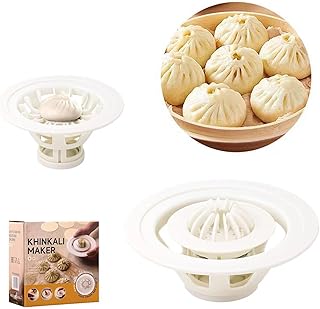 WEZCHUGHAOL Baozi Maker Machine, Food Grade Steamed Buns Making Tool, Pastry Pie Steam Bun Mold, Homemade Bao Buns Prepara...