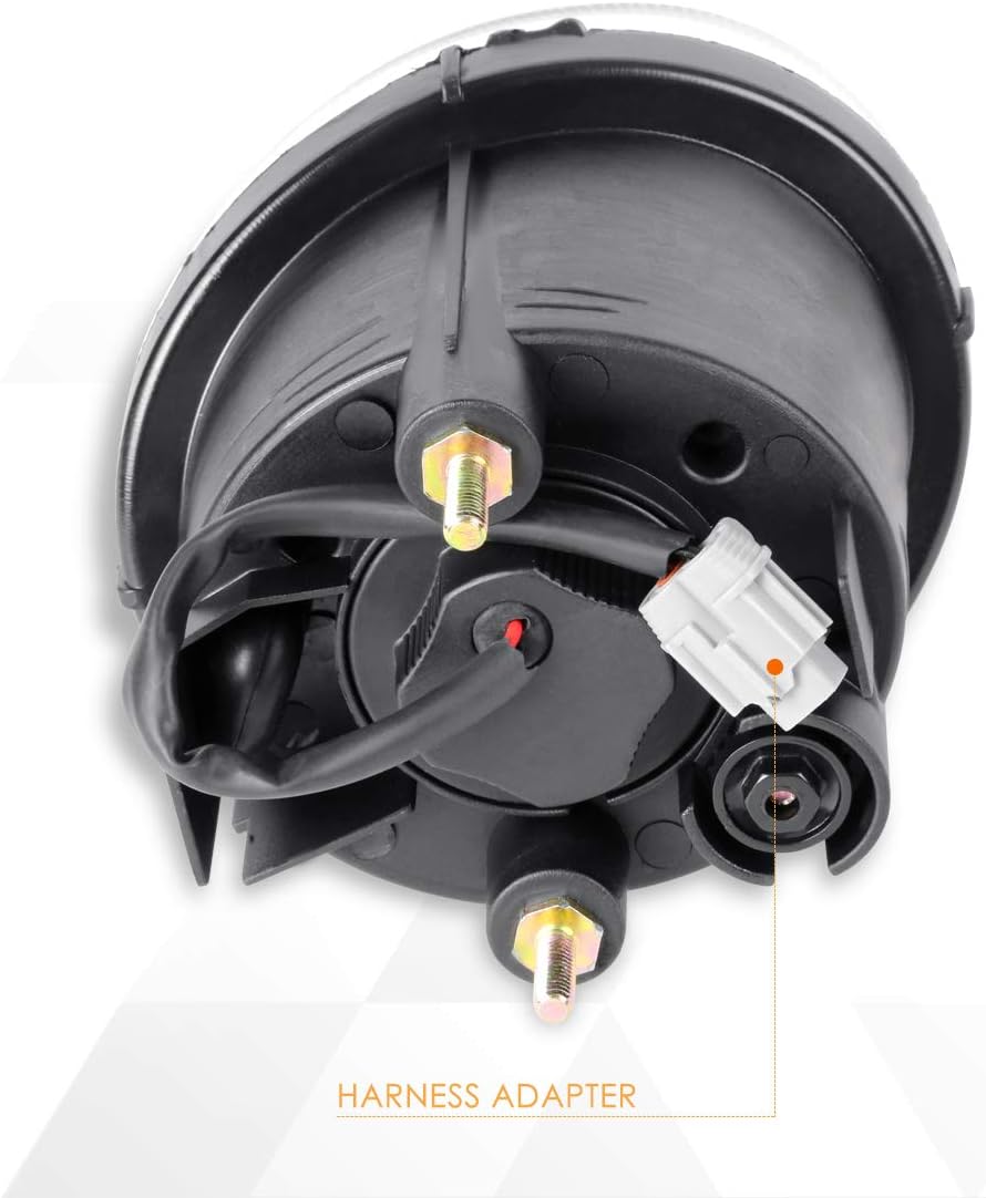 PM PERFORMOTOR Front Bumper Fog Lights Lamps w/Switch Compatible with Maxima 02-03,Clear Lens