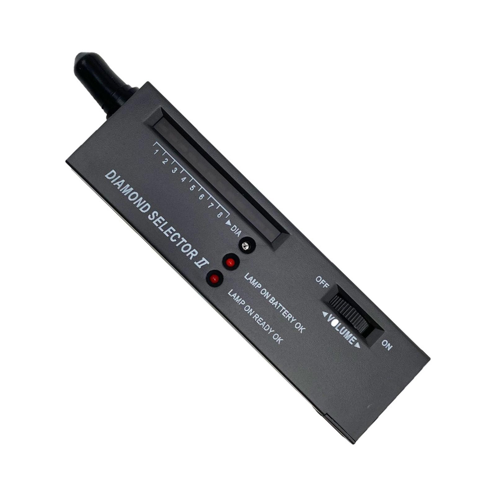 Detector de joyas portátil con indicador LED, comprobador electrónico de dureza para piedras preciosas, zafiros