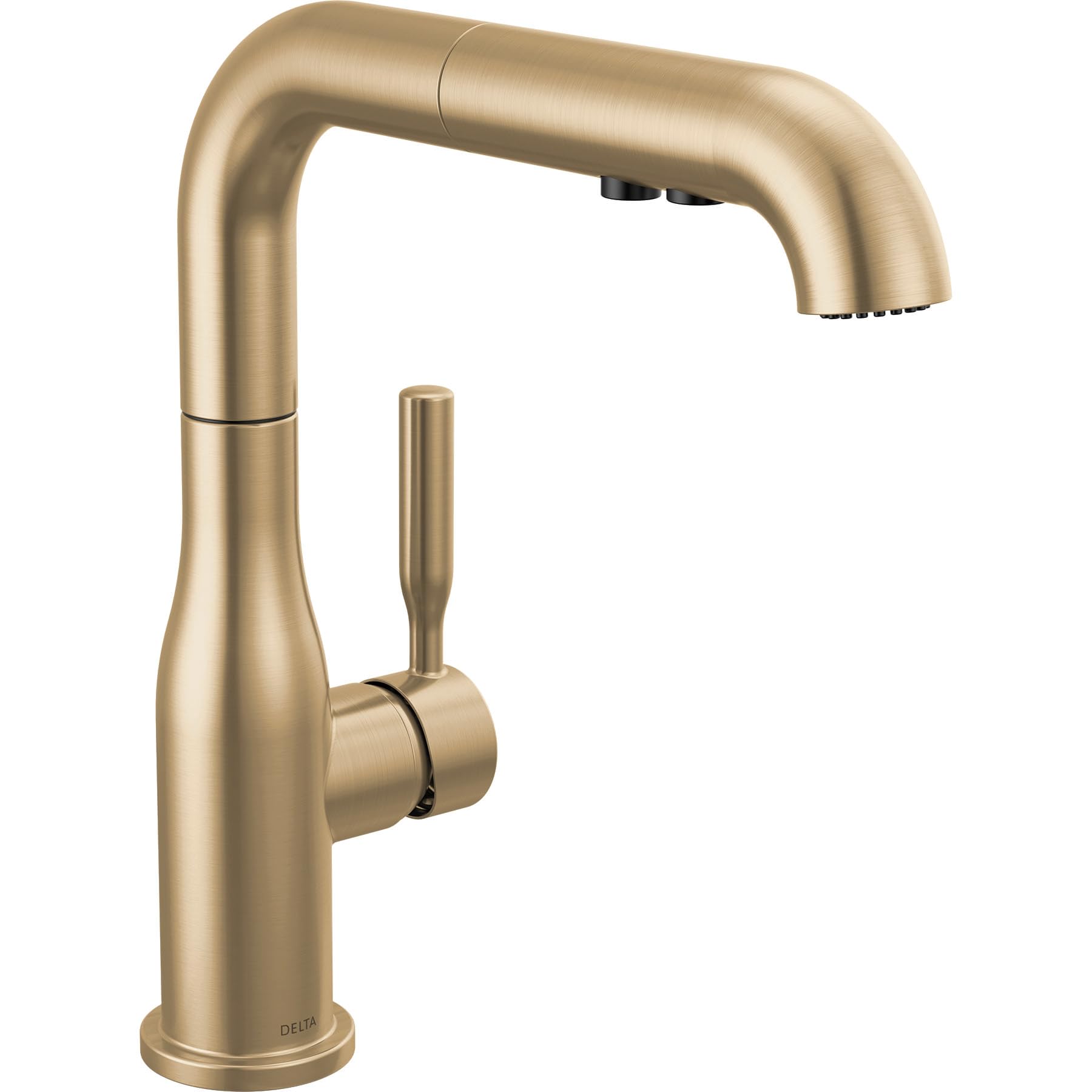 Delta Almari Brushed Gold Kitchen Faucet with Pull-Out Sprayer