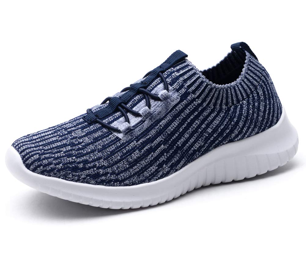 TIOSEBON Damen Slip on Sneaker, Leichte Turnschuhe Atmungsaktiv Freizeitschuhe Sportschuhe Walkingschuhe